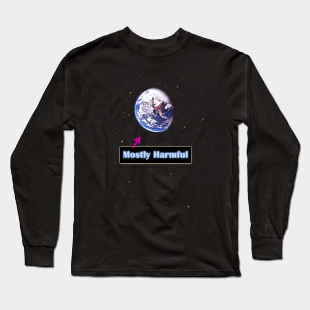 Mostly Harmful Long Sleeve T-Shirt by blueshift